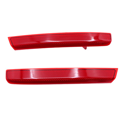 FITS 2010-2013 Acura MDX Pair Rear Left+Right Side Bumper Reflector Lamp Trim