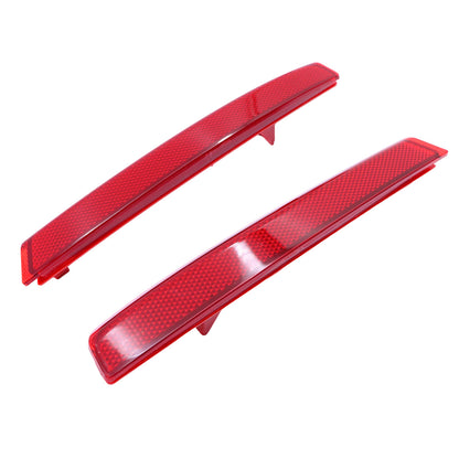FITS 2010-2013 Acura MDX Pair Rear Left+Right Side Bumper Reflector Lamp Trim