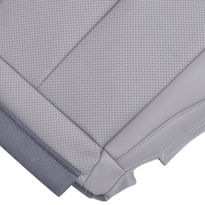 For 2009-2013 Infiniti G37 Convertible Driver Bottom Perforated Seat Cover Gray
