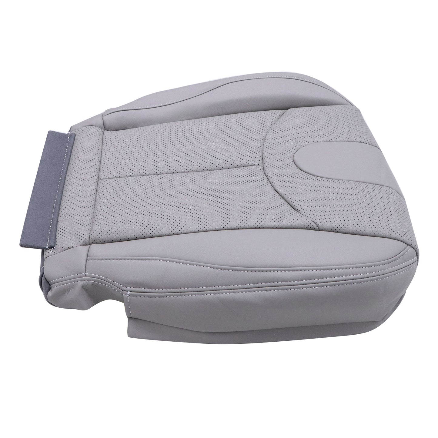 For 2009-2013 Infiniti G37 Convertible Driver Bottom Perforated Seat Cover Gray