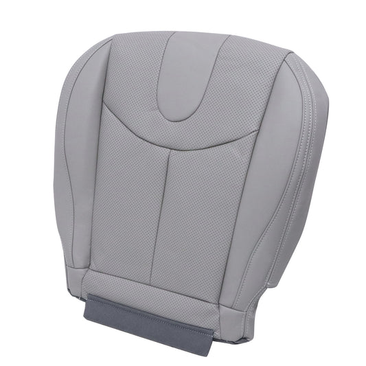 For 2009-2013 Infiniti G37 Convertible Driver Bottom Perforated Seat Cover Gray