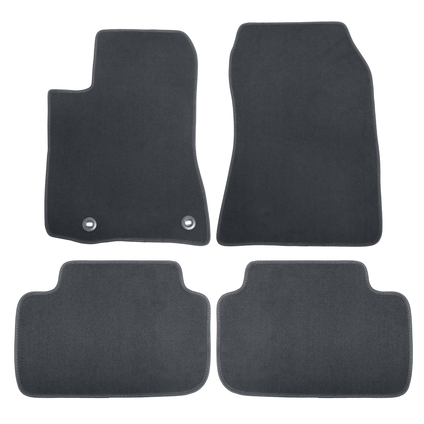 4Pcs For Lexus IS300 2001-2005 Front & Rear Floor Mats Carpet Replacement Velour