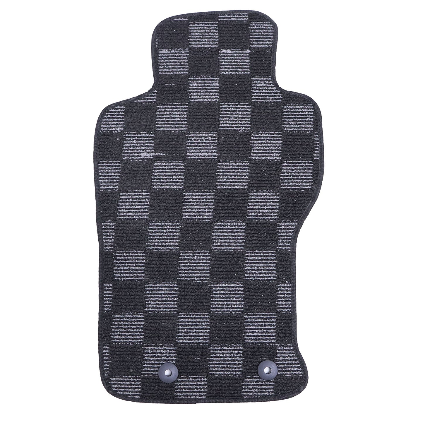 2Pcs For Mazda MX-5 Miata 2Door 2016-2023 Front Checkered Flag Carpet Floor Mats