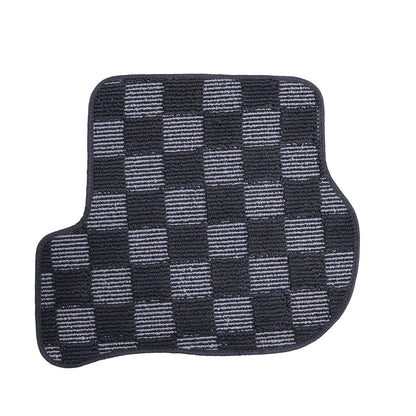 For 2004-2009 Volkswagen GTI / Golf Checkered Flag Floor Mats Carpet All-Weather
