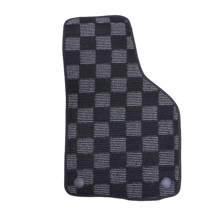 For 2004-2009 Volkswagen GTI / Golf Checkered Flag Floor Mats Carpet All-Weather