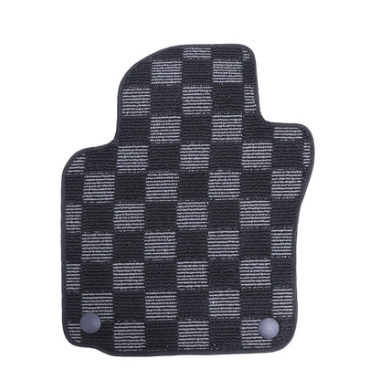 For 2004-2009 Volkswagen GTI / Golf Checkered Flag Floor Mats Carpet All-Weather