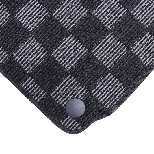 For 2004-2009 Volkswagen GTI / Golf Checkered Flag Floor Mats Carpet All-Weather