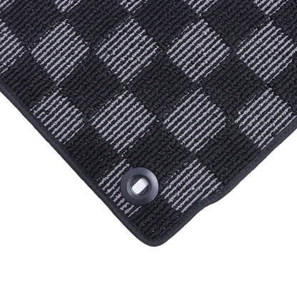 Checkered Flag Carpet Floor Mats Set of 4 For 2006 - 2013 Lexus IS250 / IS350