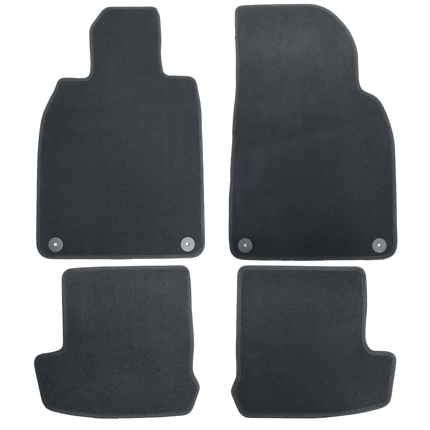 4Pcs For Porsche 911 991 992 2012-2026 Front & Rear Floor Mats Carpet Velour New