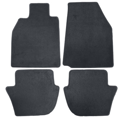 For 2004-2013 Porsche 911 997 Front & Rear Floor Mats Set Carpet Velour 4-Door