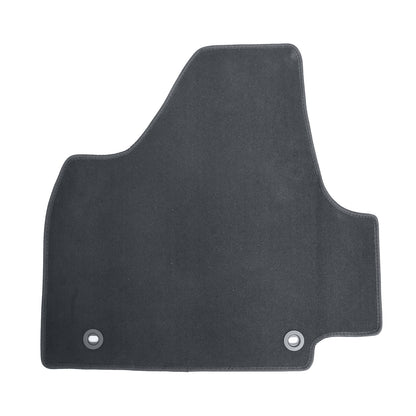 For 2022-2024 Hyundai Ioniq 5 Front & Rear Velour Floor Mats Carpet Black 3PCS