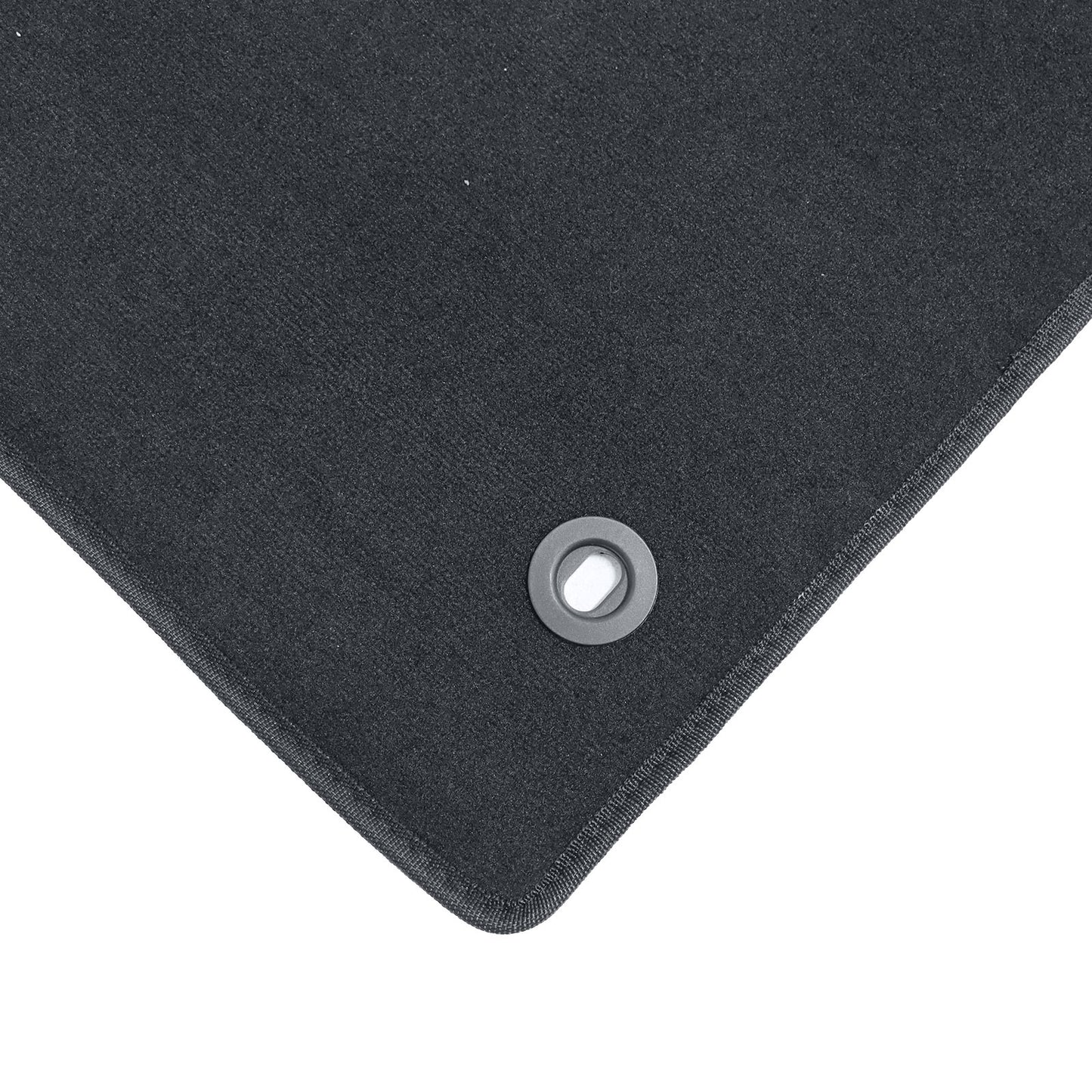 For 2022-2024 Hyundai Ioniq 5 Front & Rear Velour Floor Mats Carpet Black 3PCS