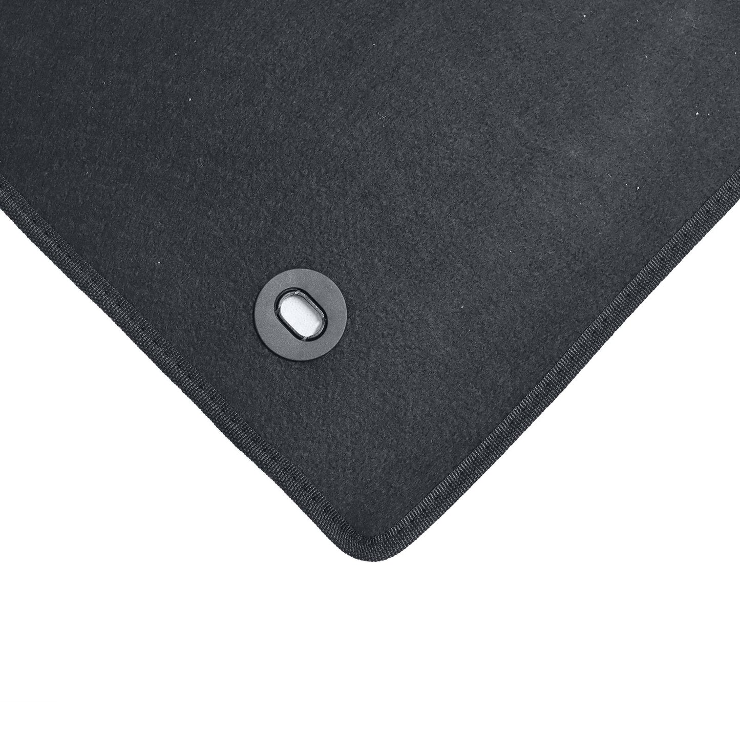For 2022-2024 Hyundai Ioniq 5 Front & Rear Velour Floor Mats Carpet Black 3PCS