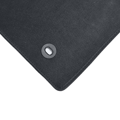 For 2022-2024 Hyundai Ioniq 5 Front & Rear Velour Floor Mats Carpet Black 3PCS