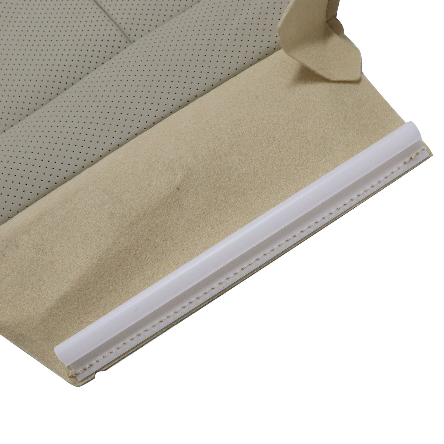 2006-2010 For Infiniti M35 M45 Driver Bottom Perforated Leather Seat Cover Tan