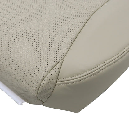 2006-2010 For Infiniti M35 M45 Driver Bottom Perforated Leather Seat Cover Tan
