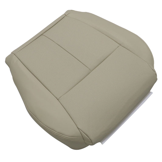 2006-2010 For Infiniti M35 M45 Driver Bottom Perforated Leather Seat Cover Tan