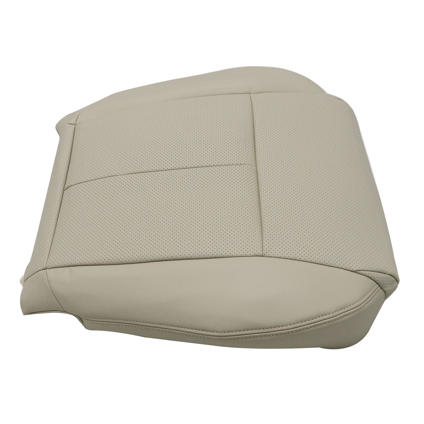 2006-2010 For Infiniti M35 M45 Driver Bottom Perforated Leather Seat Cover Tan