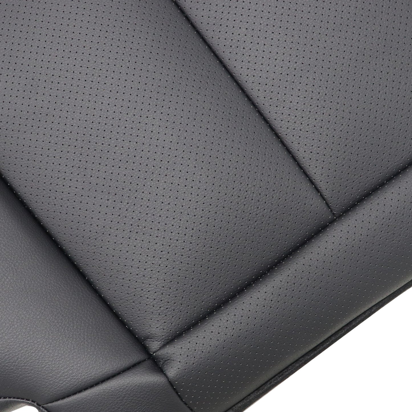 2006-2010 For Infiniti M35 M45 Driver Bottom Perforated Leather Seat Cover Black