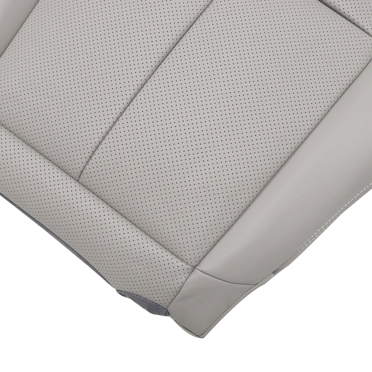 2006-2010 For Infiniti M35 M45 Driver Bottom Perforated Leather Seat Cover Gray