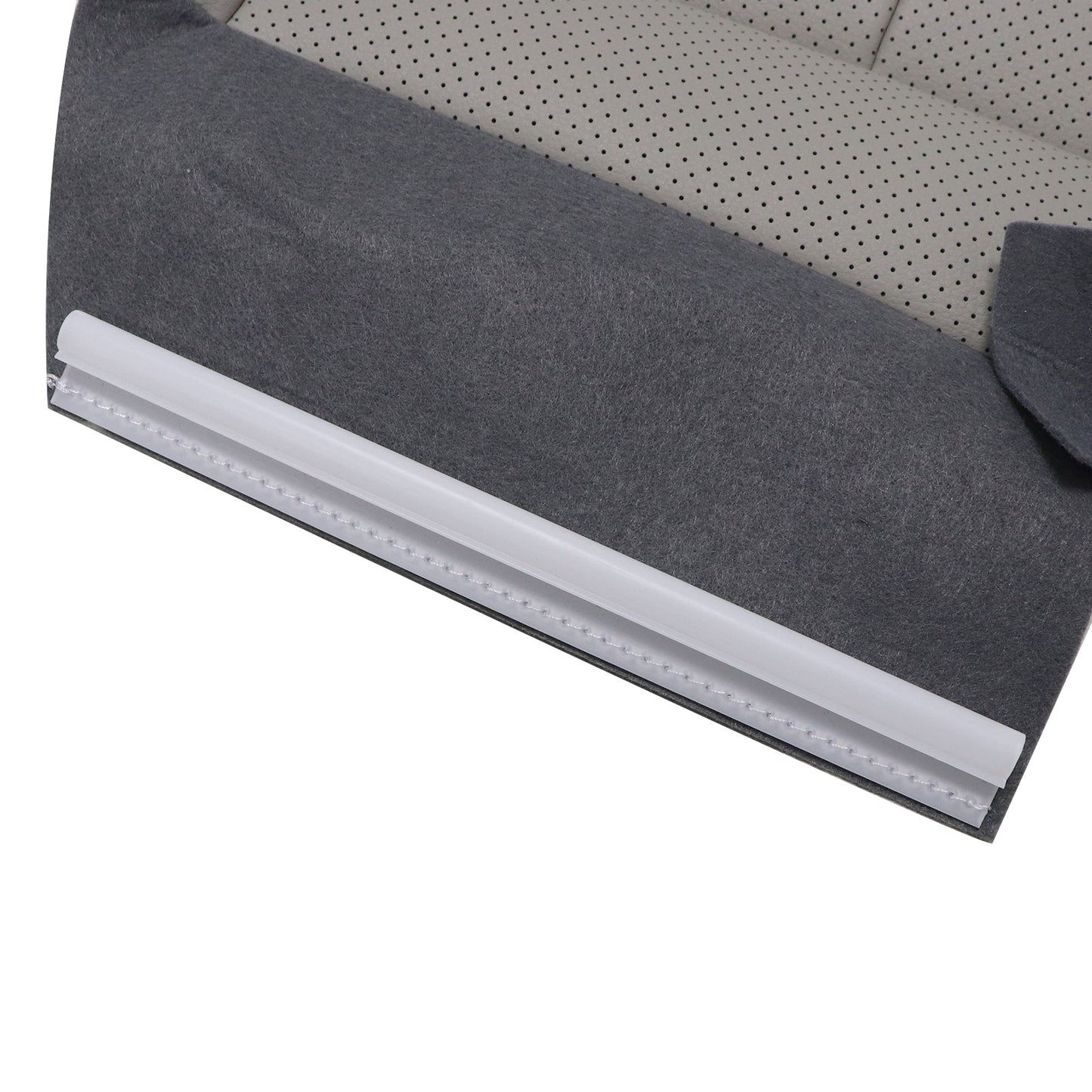 2006-2010 For Infiniti M35 M45 Driver Bottom Perforated Leather Seat Cover Gray