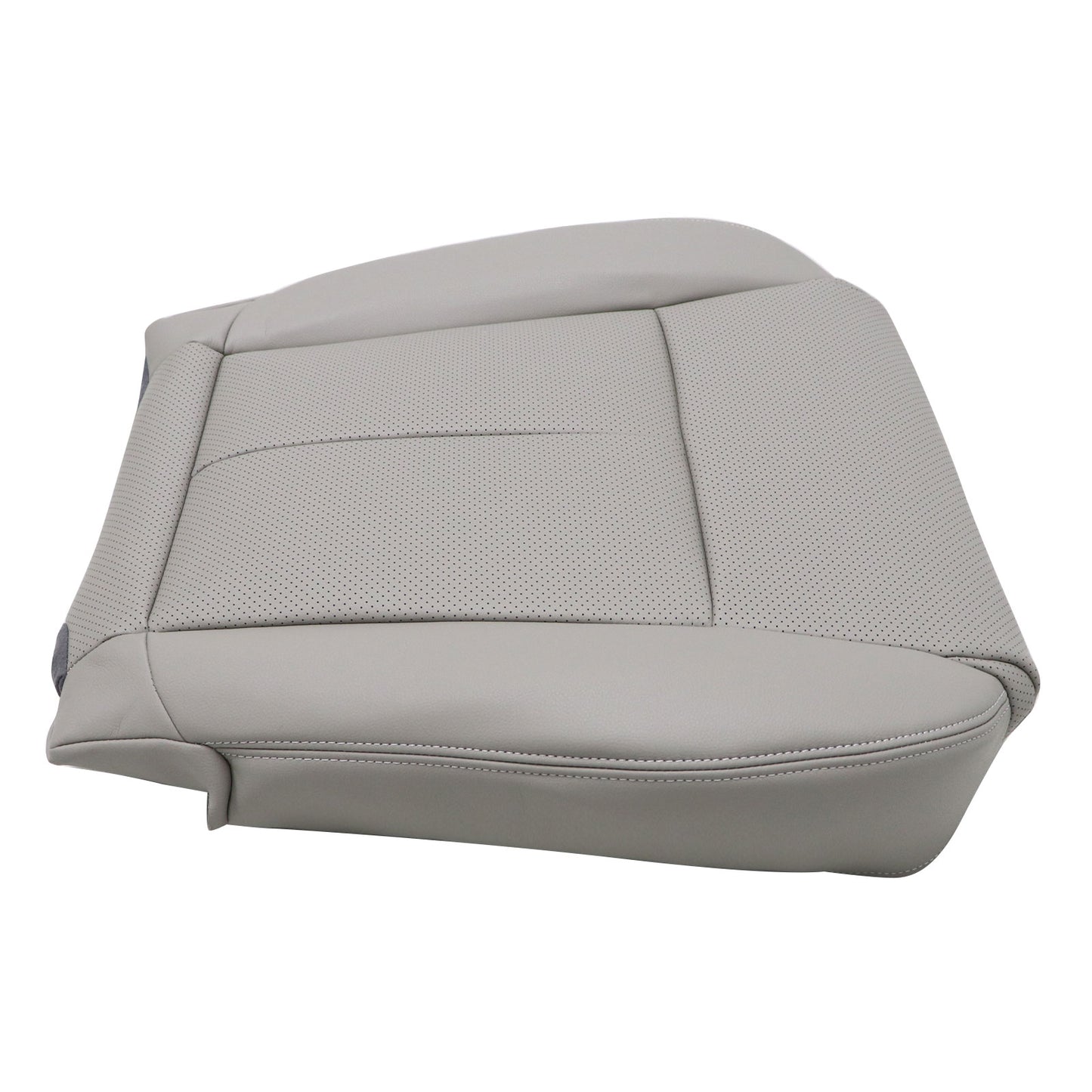 2006-2010 For Infiniti M35 M45 Driver Bottom Perforated Leather Seat Cover Gray