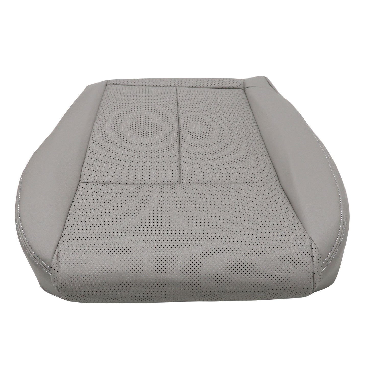 2006-2010 For Infiniti M35 M45 Driver Bottom Perforated Leather Seat Cover Gray