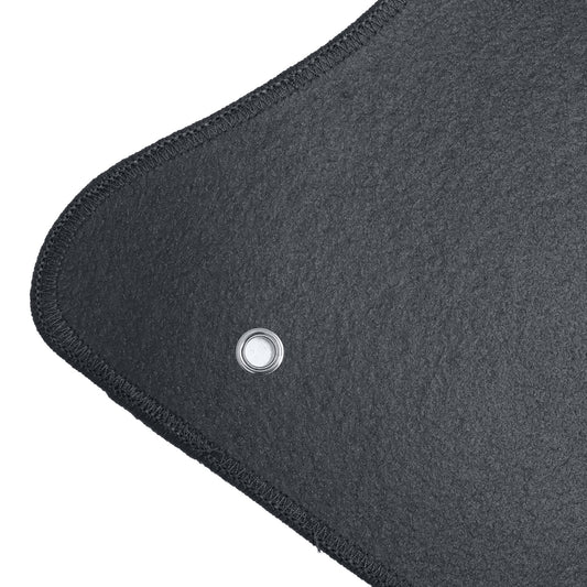 New For 2011-2023 Dodge Charger Front & Rear Velour Floor Mats Carpet Black