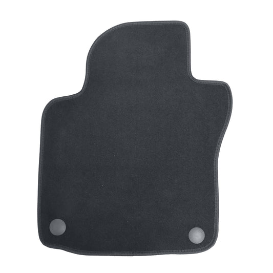 Black Velour Front & Rear Floor Mats Carpet 4Pcs Fits 2007-2016 Volkswagen Eos