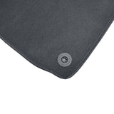 Black Velour Front & Rear Floor Mats Carpet 4Pcs Fits 2007-2016 Volkswagen Eos