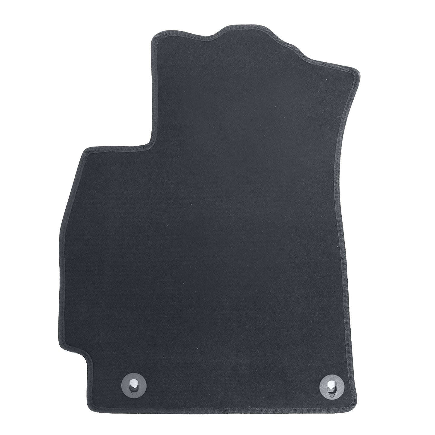New For 2025 Kia K4 Front & Rear Velour Floor Mats Waterproof Carpet Black 4PCS
