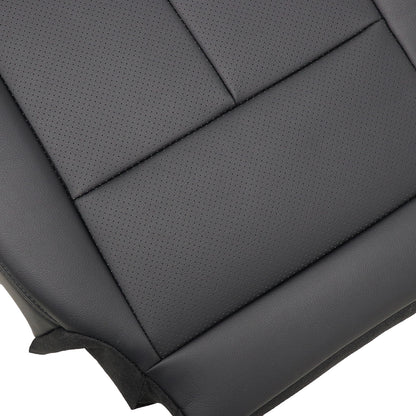NEW For 2015 to 2023 Nissan Murano Driver Bottom PERF Leather Seat Cover Black