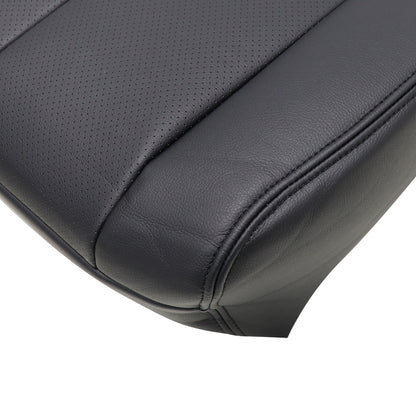 NEW For 2015 to 2023 Nissan Murano Driver Bottom PERF Leather Seat Cover Black