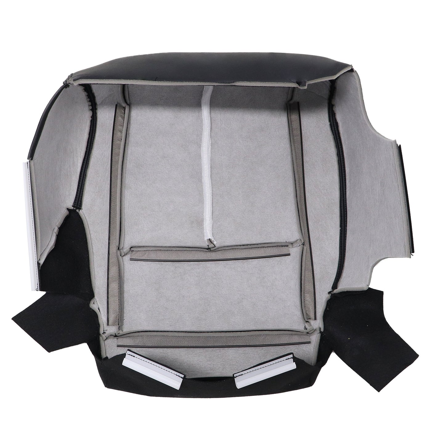 NEW For 2015 to 2023 Nissan Murano Driver Bottom PERF Leather Seat Cover Black