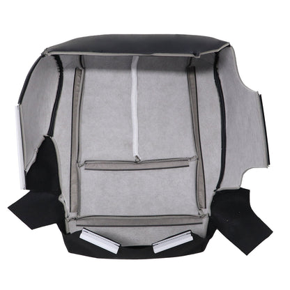 NEW For 2015 to 2023 Nissan Murano Driver Bottom PERF Leather Seat Cover Black