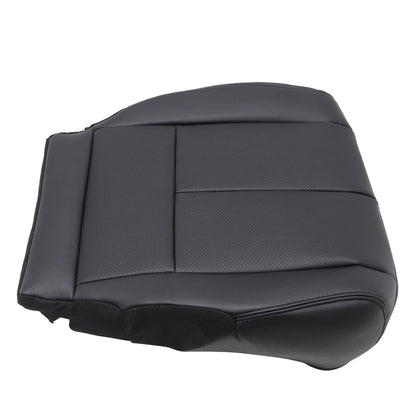 NEW For 2015 to 2023 Nissan Murano Driver Bottom PERF Leather Seat Cover Black