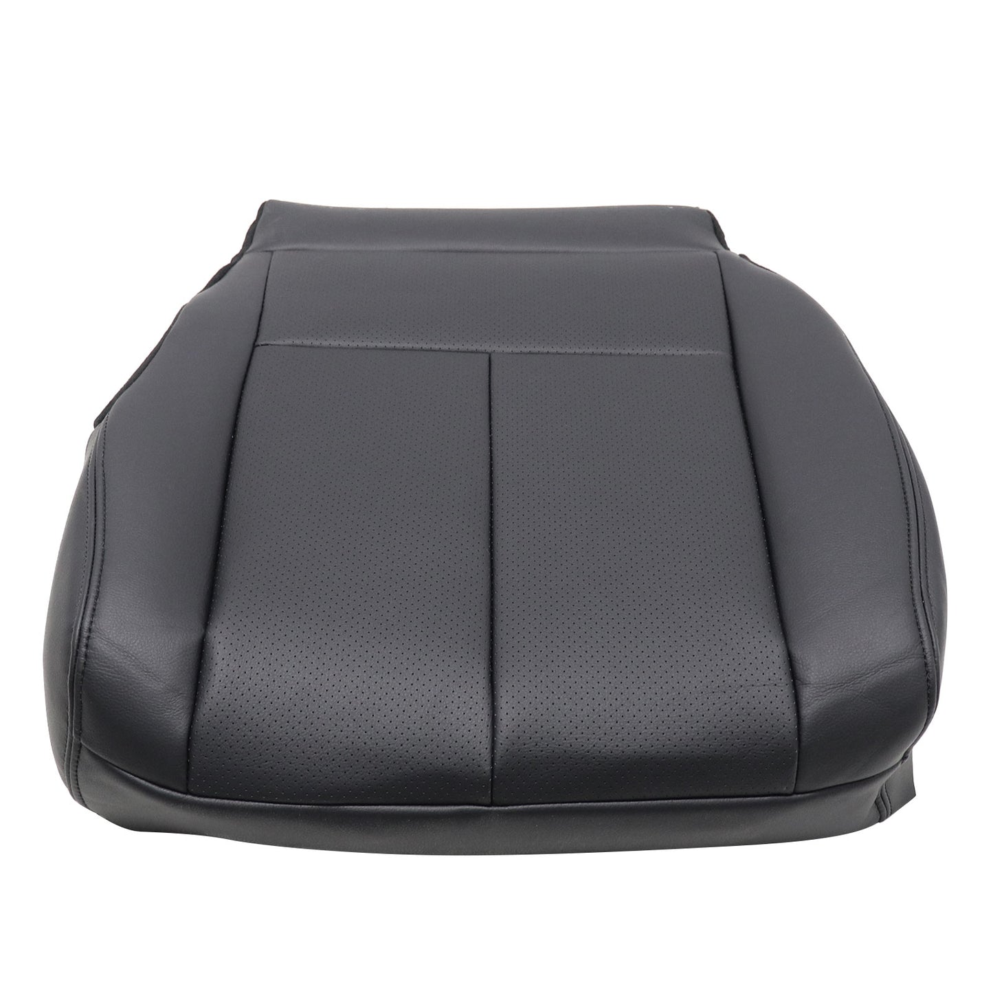 NEW For 2015 to 2023 Nissan Murano Driver Bottom PERF Leather Seat Cover Black