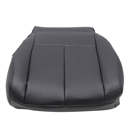 NEW For 2015 to 2023 Nissan Murano Driver Bottom PERF Leather Seat Cover Black