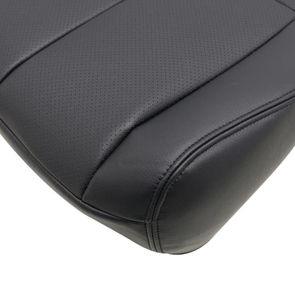 For 2015 to 2023 Nissan Murano Passenger Bottom Perforated Leather Cover Black