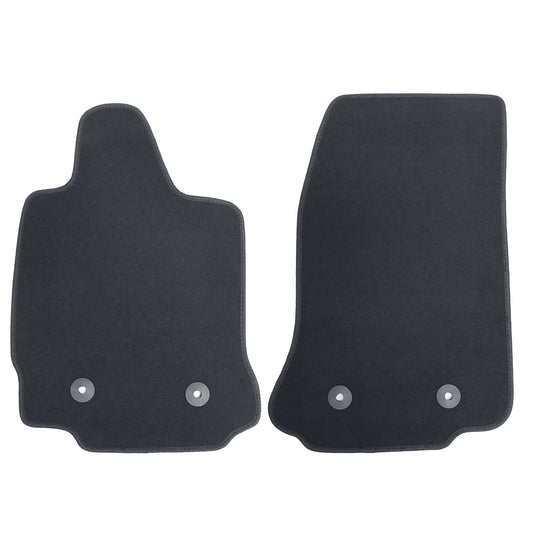 For 2014-2019 Chevrolet Corvette C7 Front Velour Floor Mats Carpet All Weather