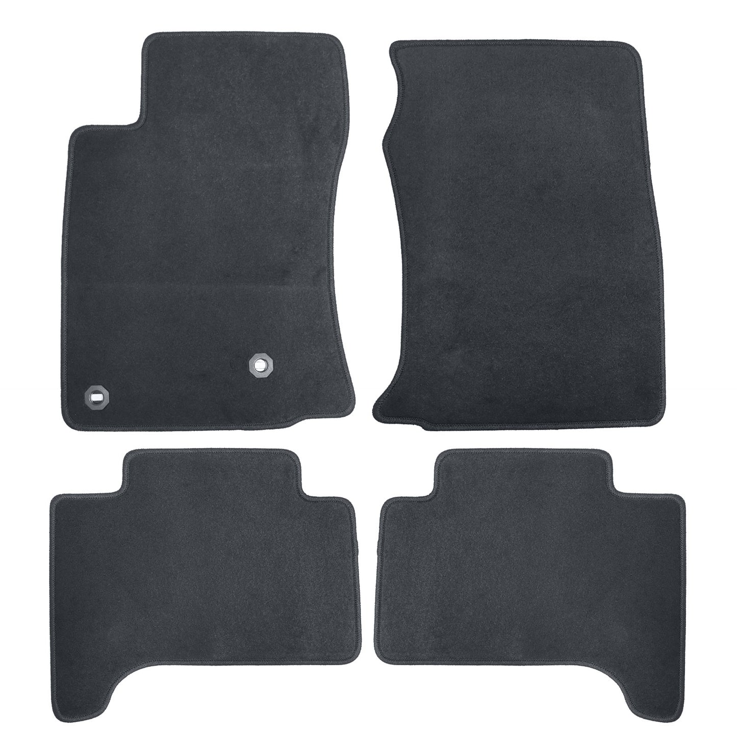 For 2003-2009 Lexus GX470 1st & 2nd Floor Mats Set Carpet Velour Waterproof New