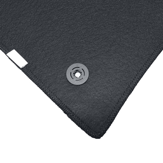 Velour Floor Mats Carpet Fits 2020-2026 Volkswagen Golf 8 5-Seats Protection Blk