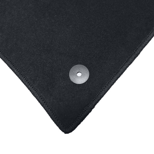 Velour Floor Mats Carpet Fits 2020-2026 Volkswagen Golf 8 5-Seats Protection Blk
