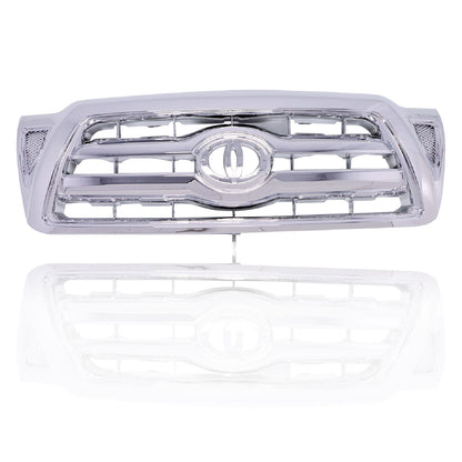 For Toyota Tacoma 2005-2011 Upper Grille Bumper Set Chrome Plastic 5310004360