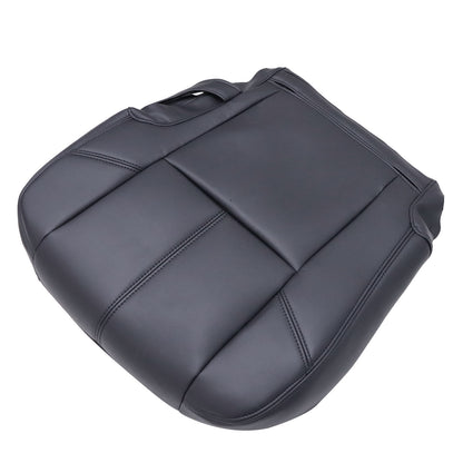 2007-2014 For Chevy Silverado GMC Sierra 2nd Row Driver Bottom Seat Cover Black