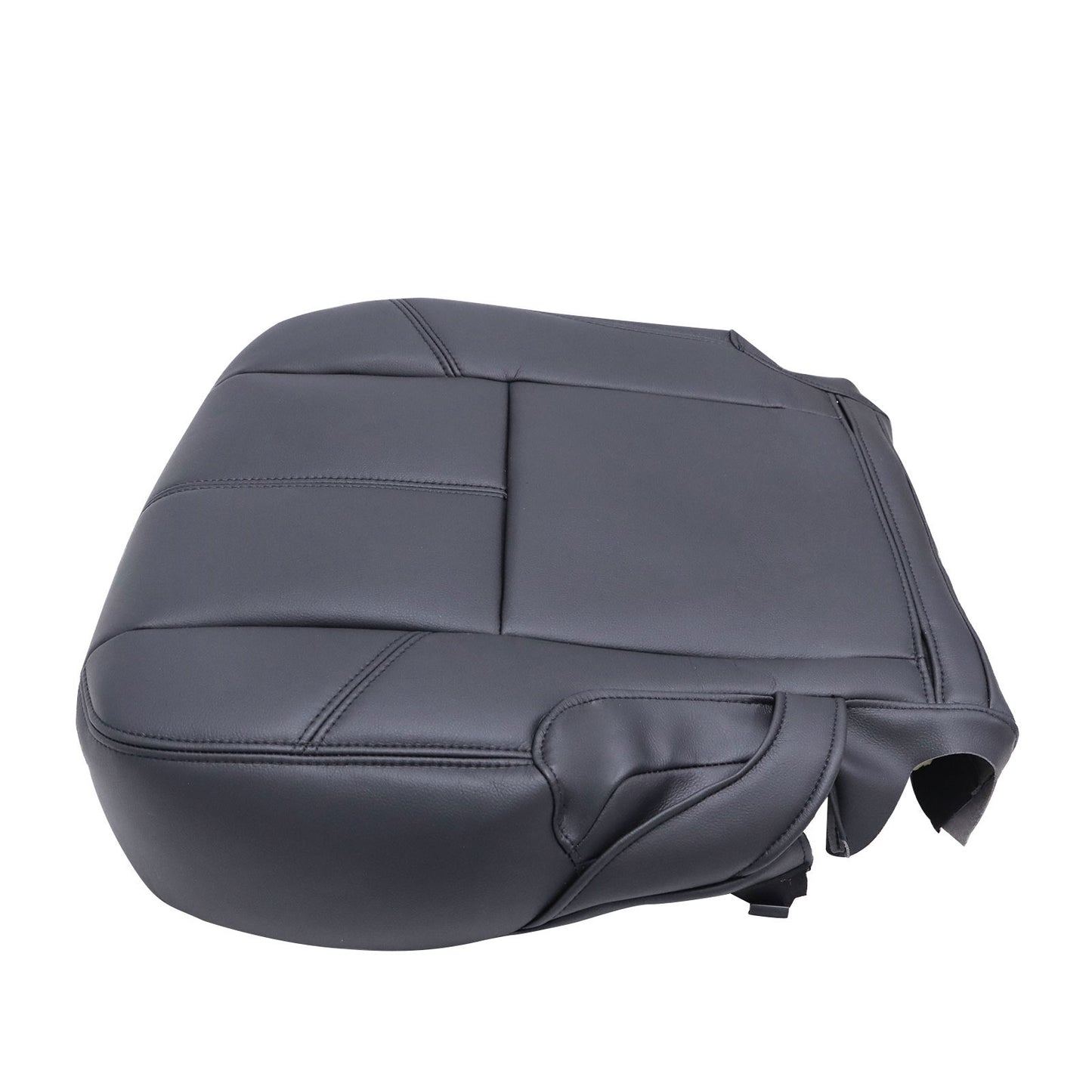 2007-2014 For Chevy Silverado GMC Sierra 2nd Row Passenger Bottom Seat Cover Blk
