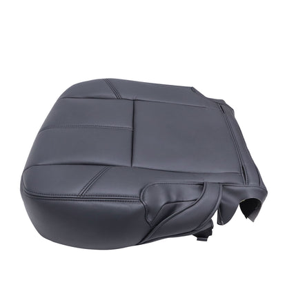2007-2014 For Chevy Silverado GMC Sierra 2nd Row Passenger Bottom Seat Cover Blk