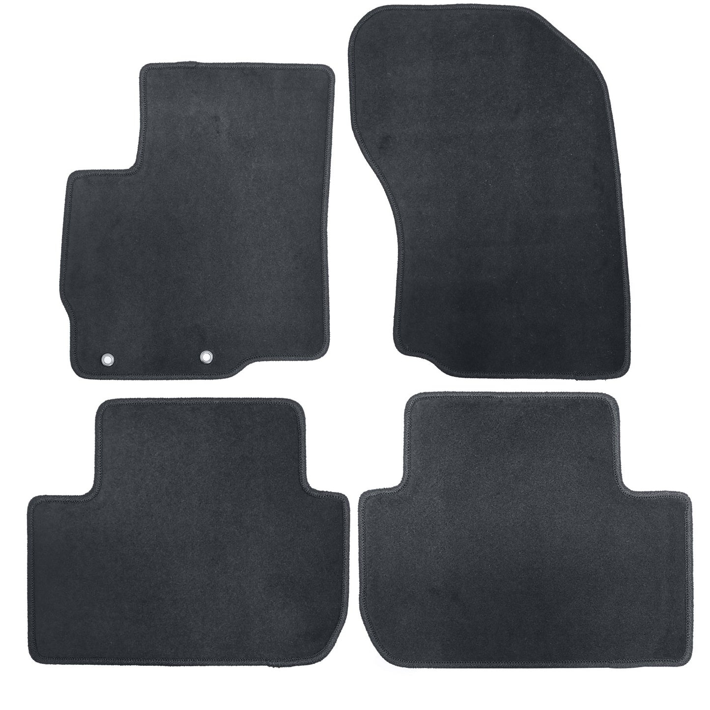 Full Set Floor Mats Carpet Velour 4PCS For 2011-2021 Mitsubishi Outlander Sport