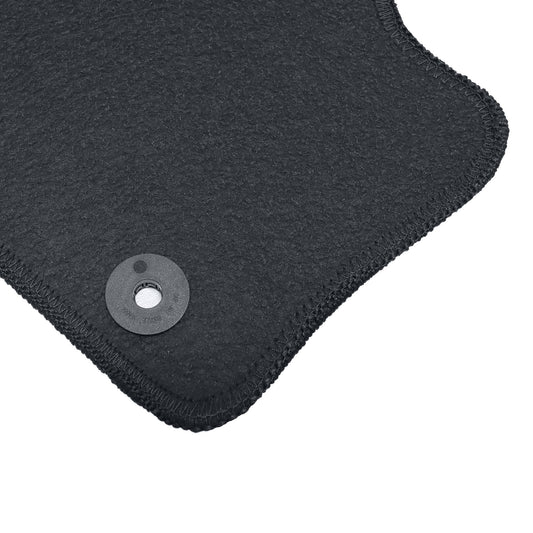 4Pcs For Volvo XC60 2010-2017 Front & 2nd Row Floor Mats Carpet Velour Black New