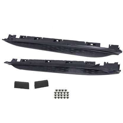 Black Pair Nerf Bar Side Step Running Boards for Mercedes GLC X253 2016-2021